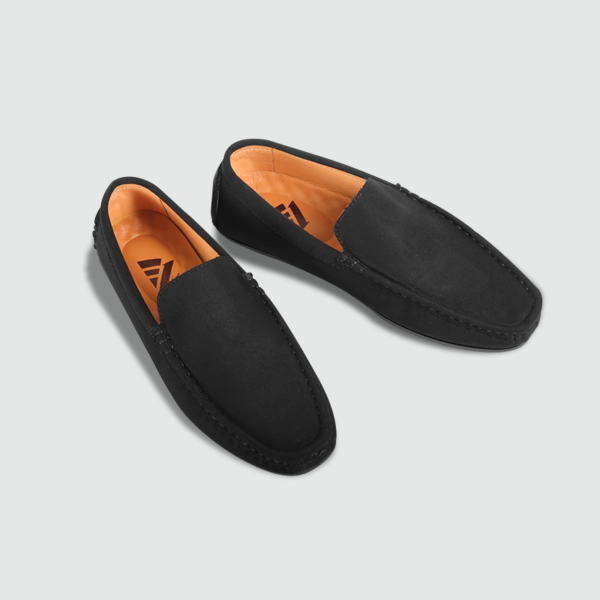 Monfia Black Loafer For Men-MF11