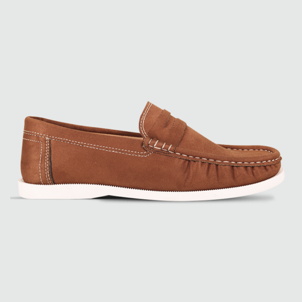 Monfia Brown Loafer For Men-MF10