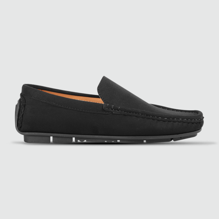Monfia Black Loafer For Men-MF11