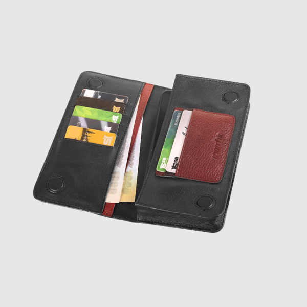 Monfia Handcrafted Leather Long Wallet-MFW01