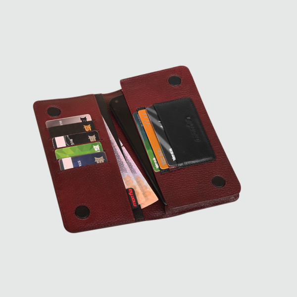 Monfia Leather Long Wallet MFW03
